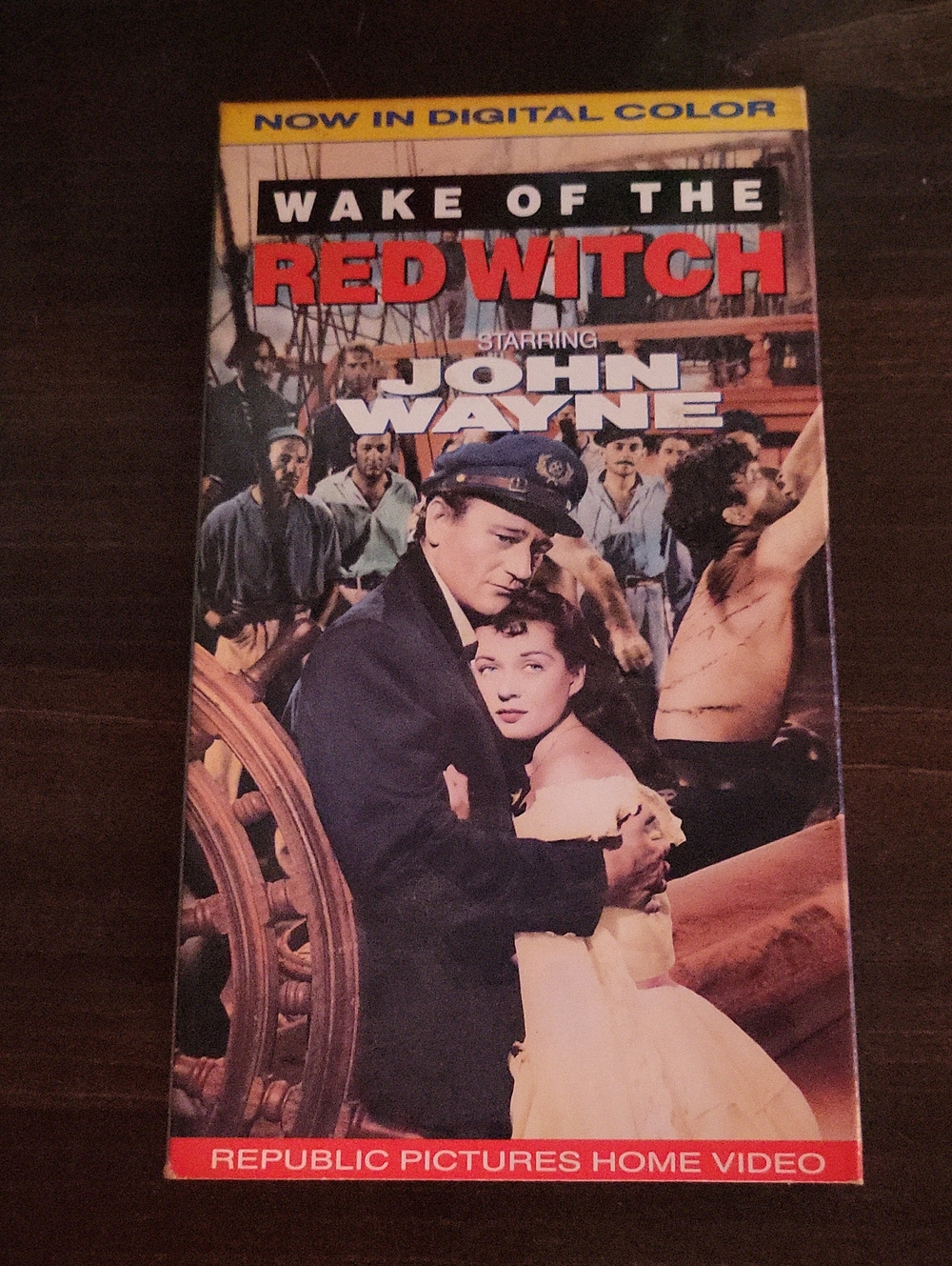 Wake of the Red Witch VHS Tape - Classic Drama (Red, Black)